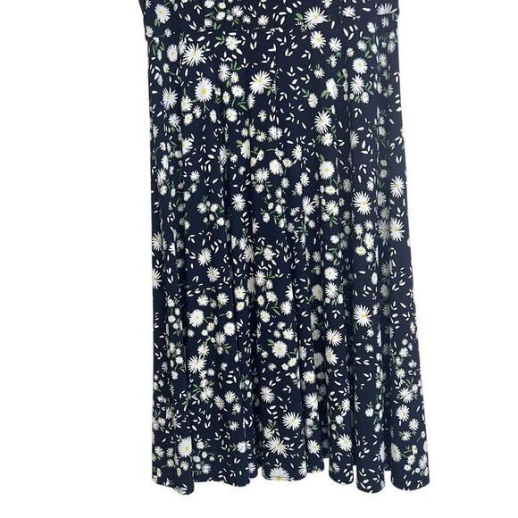 Tommy Hilfiger Fit & Flare Midi Dress Wind Blown Daisy Floral Jersey Size 12 - Picture 4 of 8